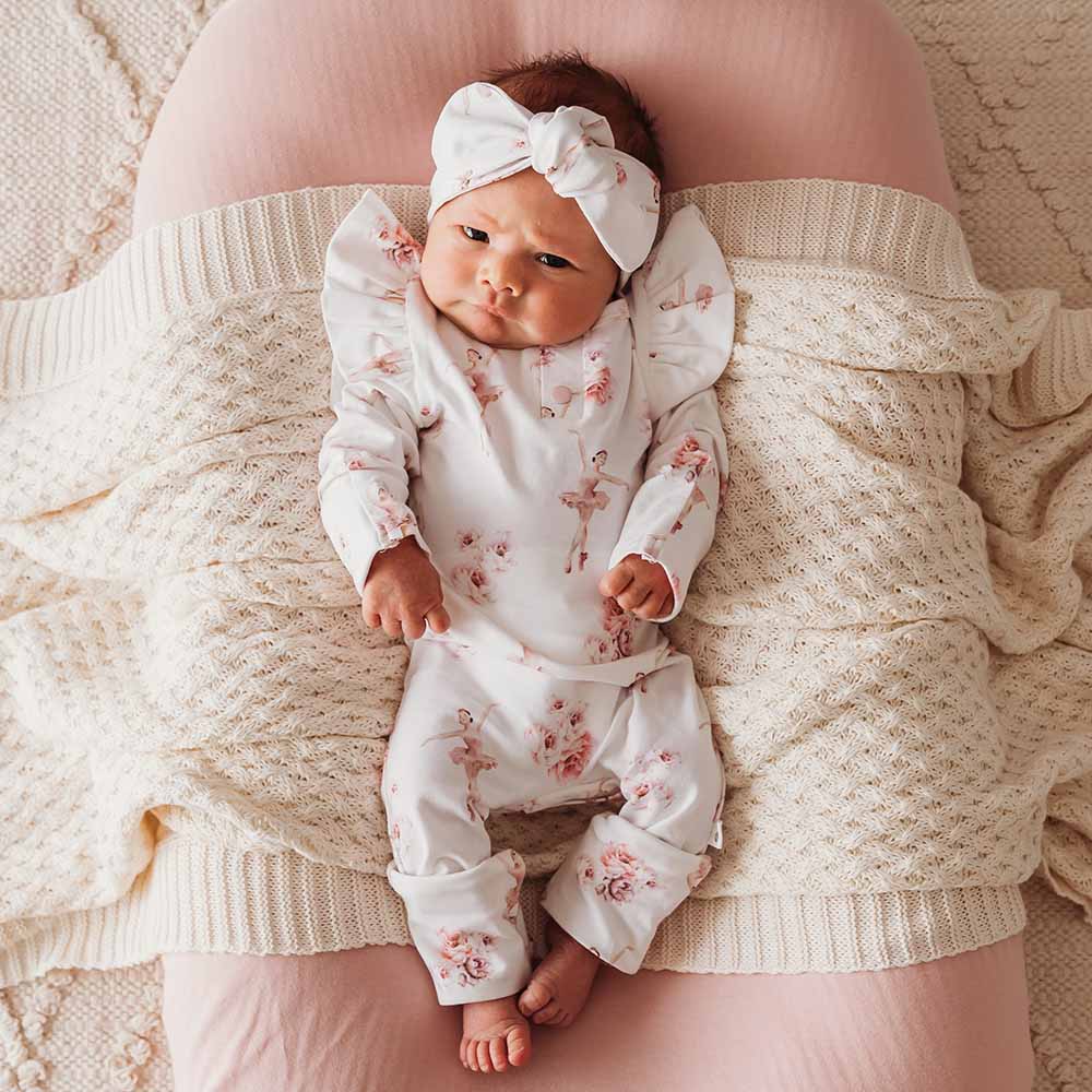 Ballerina Organic Baby Growsuit
