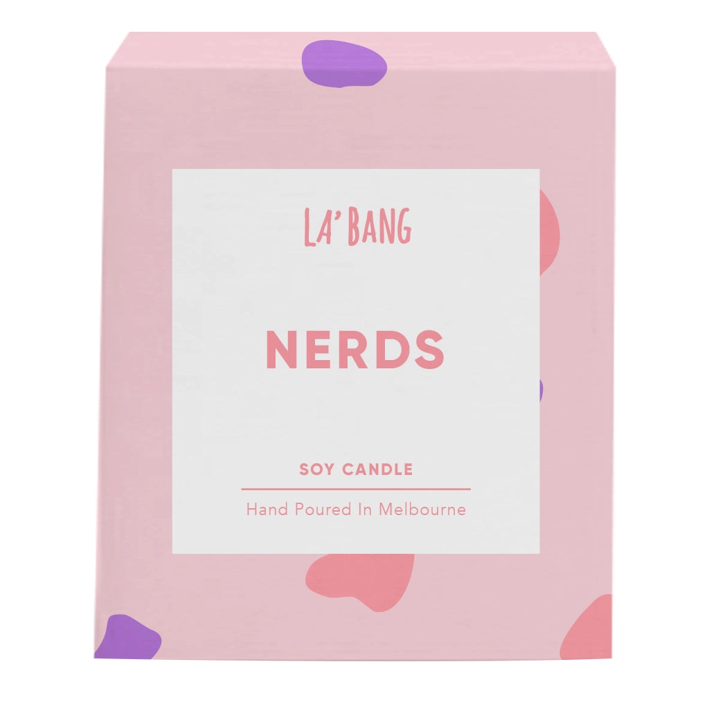 Wooden Wick Candle - Nerds