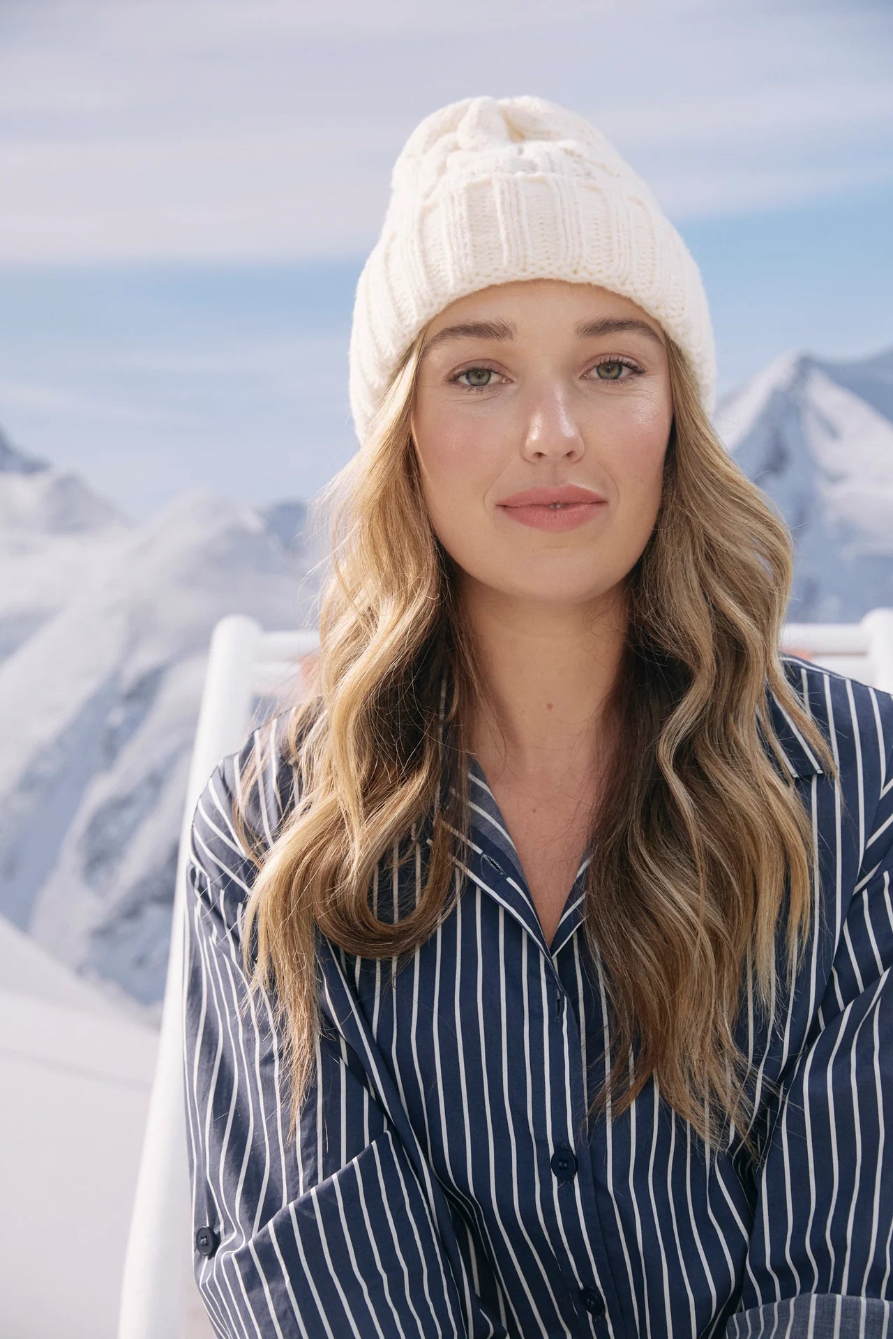 Fairbanks Cable Beanie - Natural