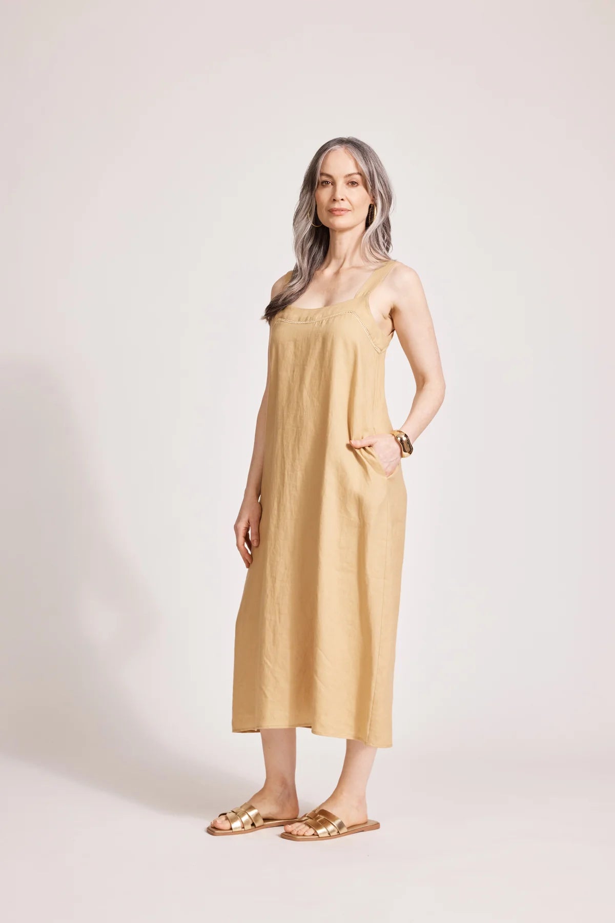 Miramar Tank Maxi Dress - Caramel