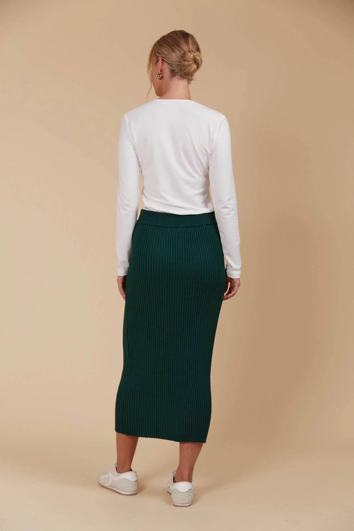 Juno Knit Skirt - Pine