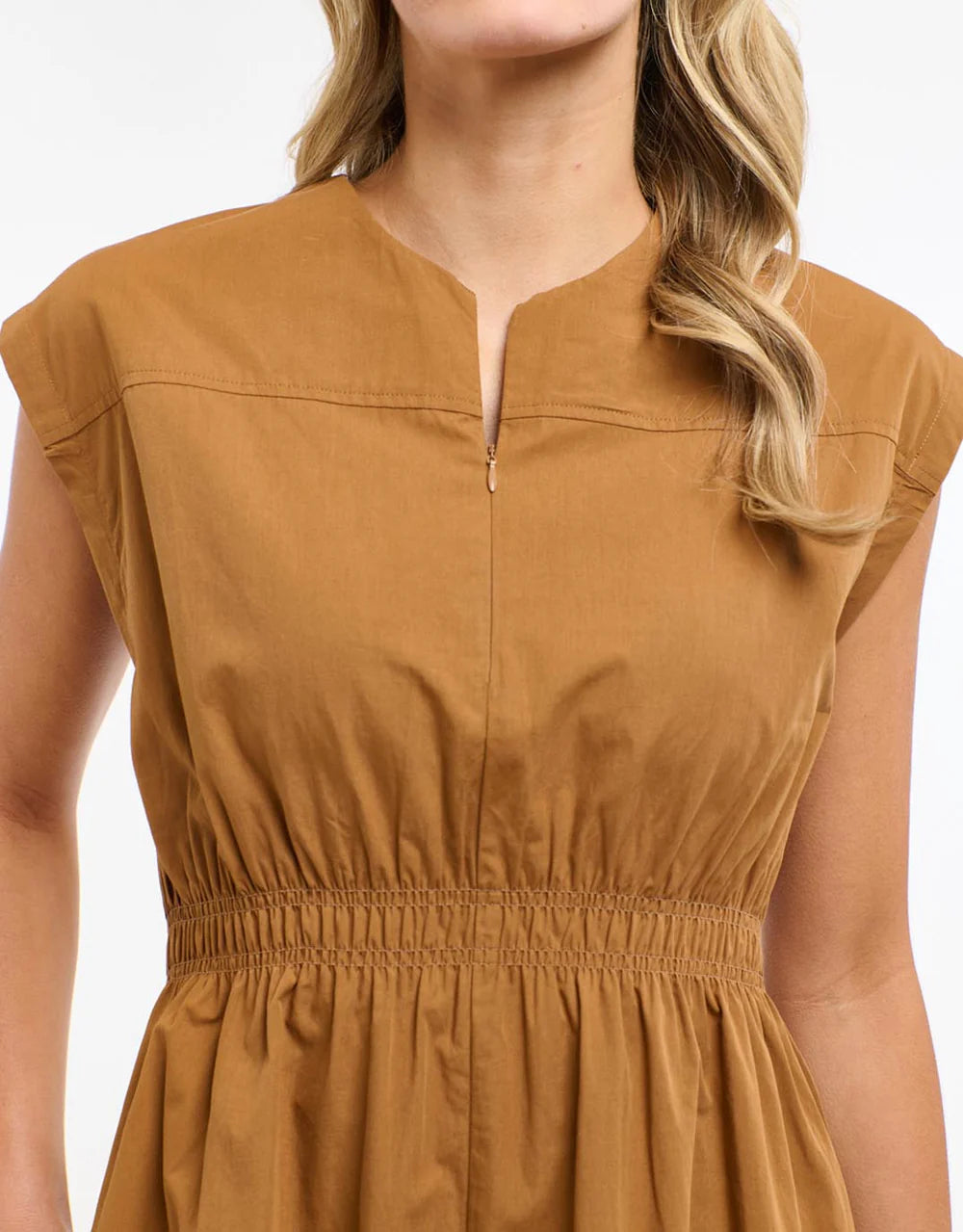Cooper Cotton Dress - Butterscotch