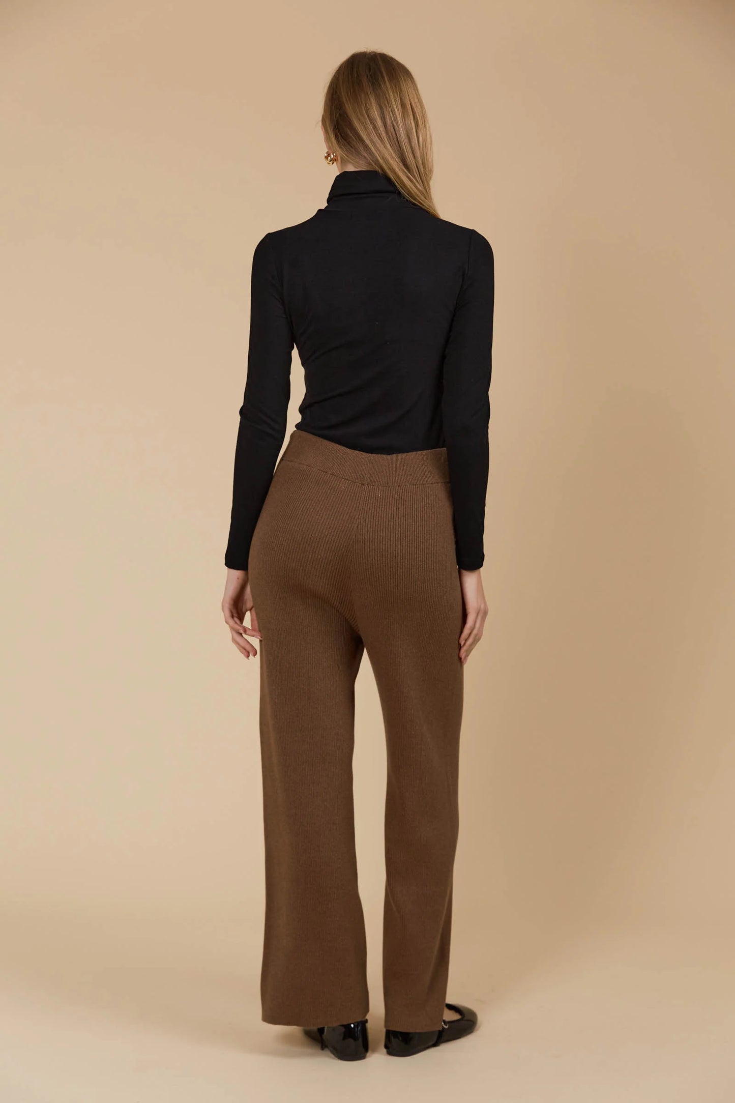 Tala Knit Pant - Toffee