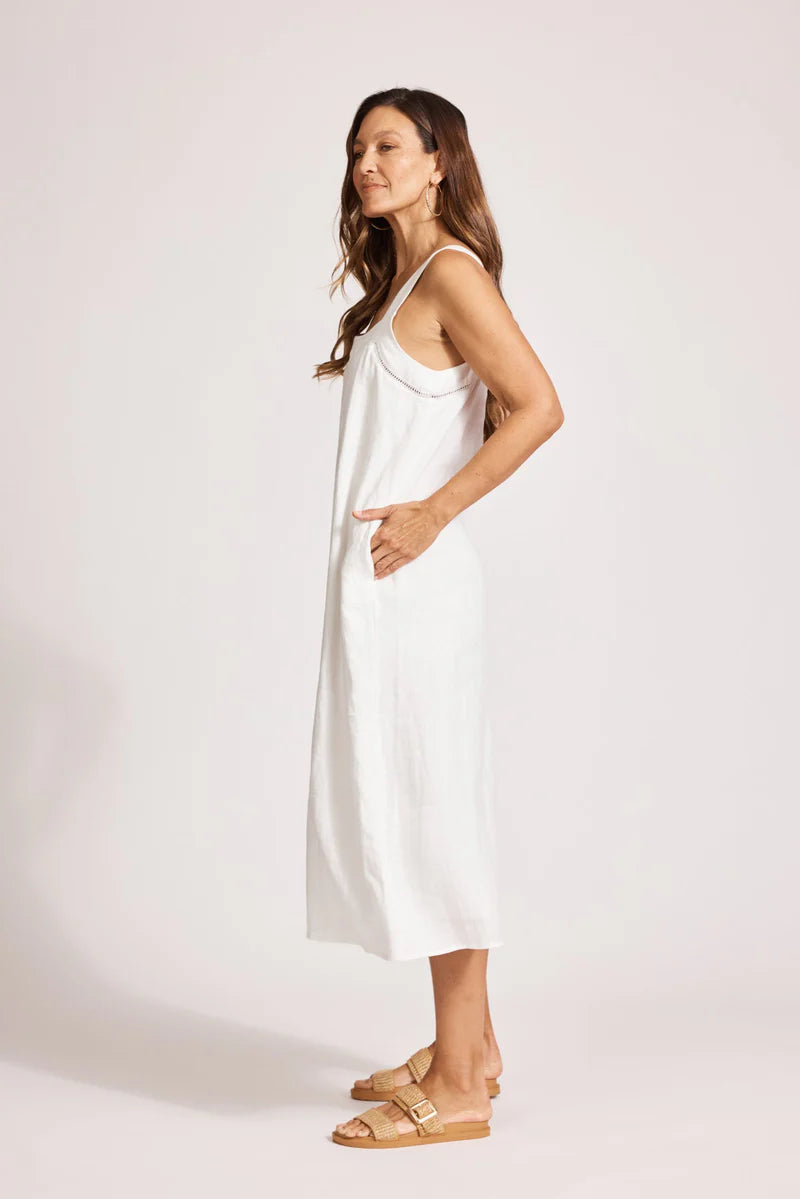 Miramar Tank Maxi Dress - White