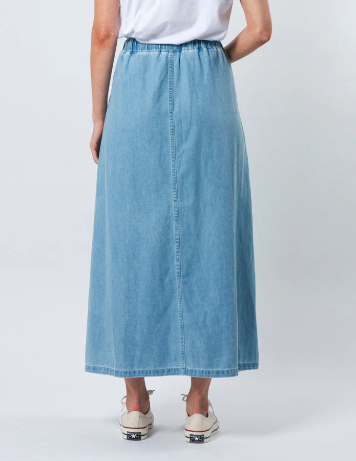 Ingrid Skirt Light Blue Wash