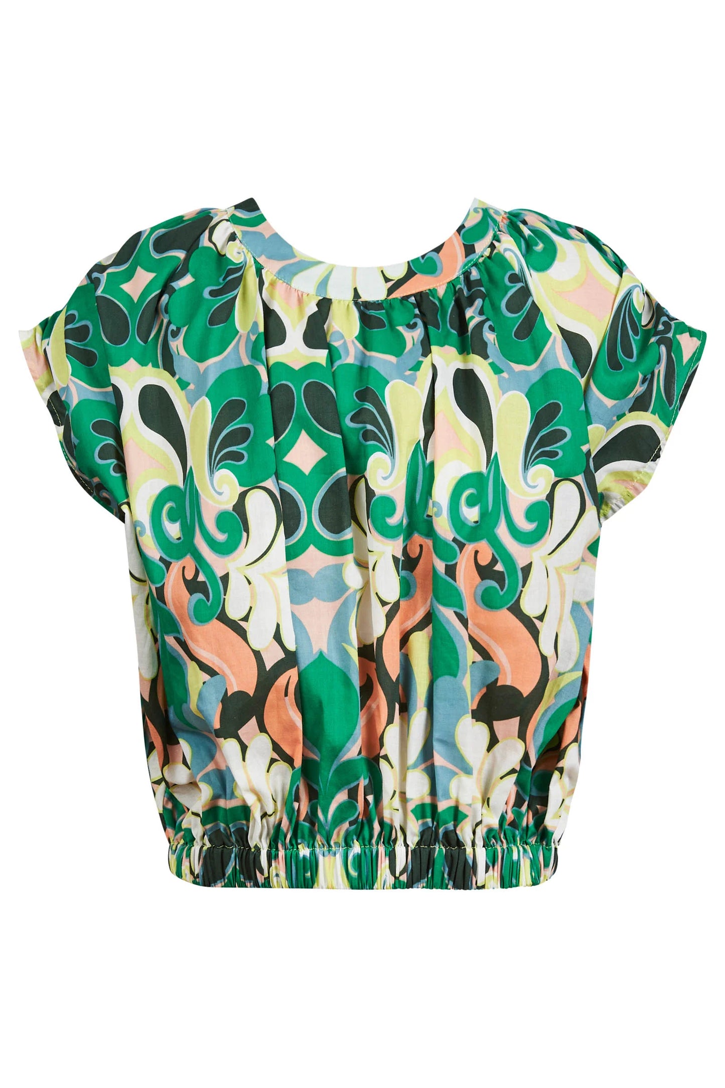 Aurora Reversible Crop Top - Paisley