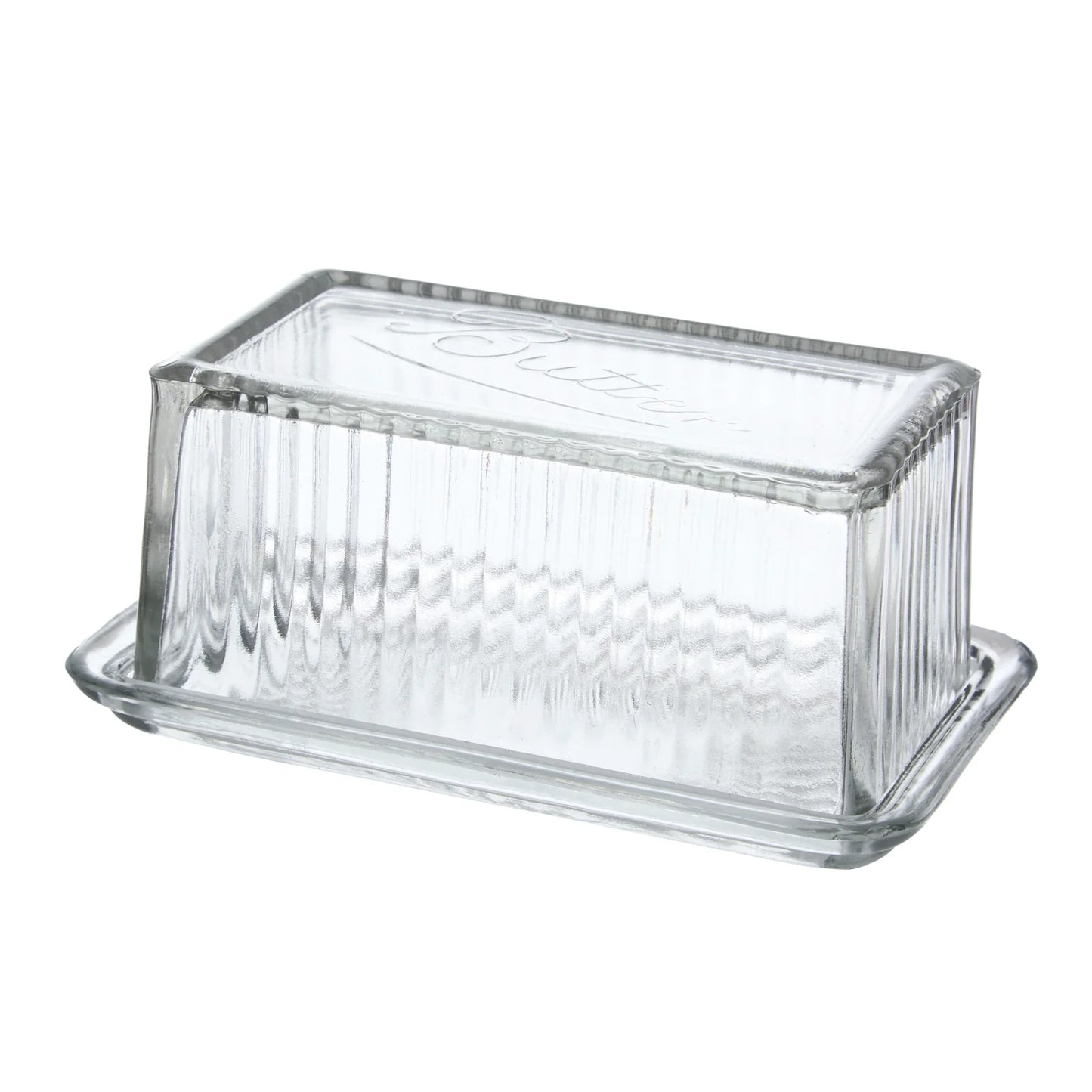 Eltham Glass Butter Dish