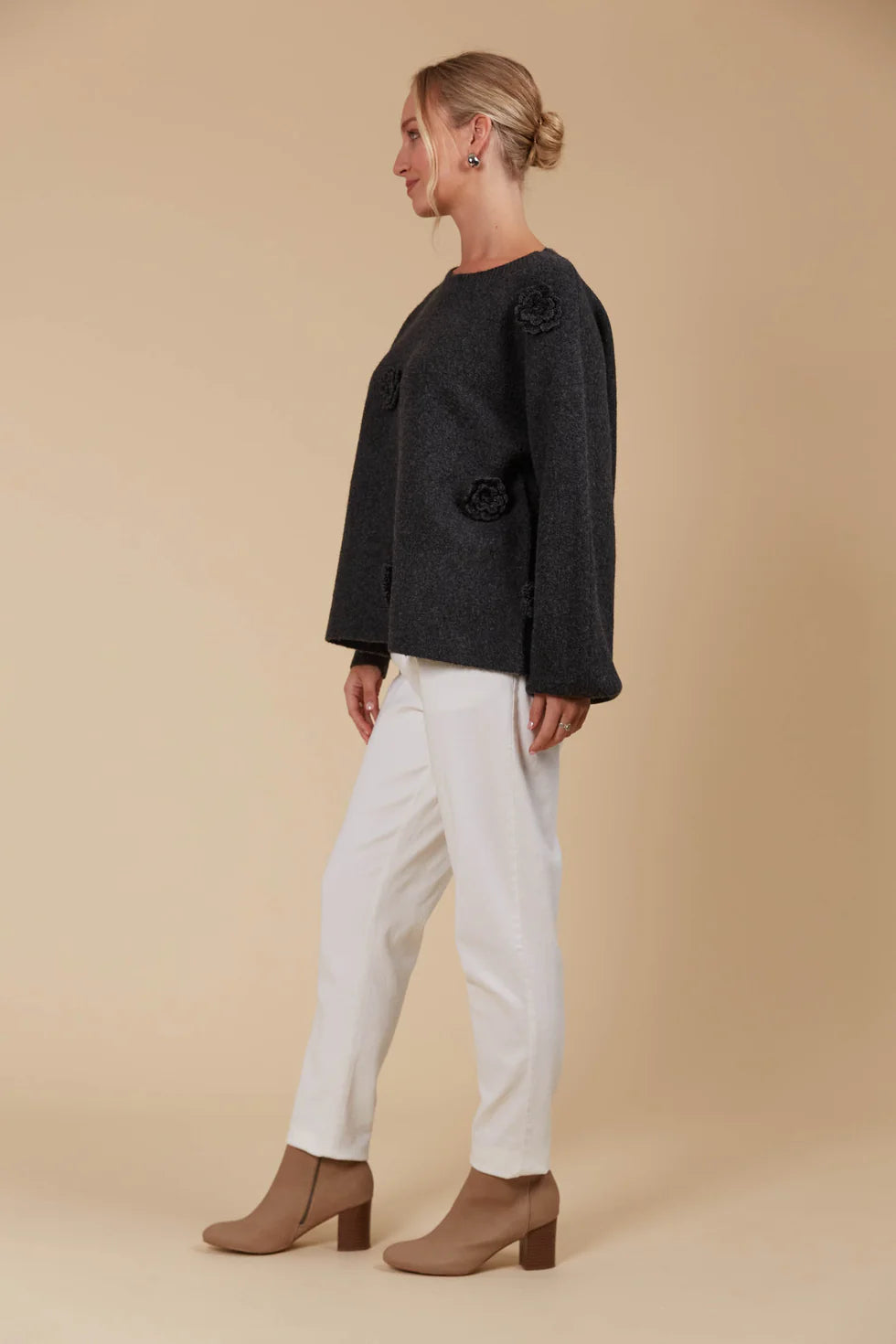 Miru Flower Jumper - Ash