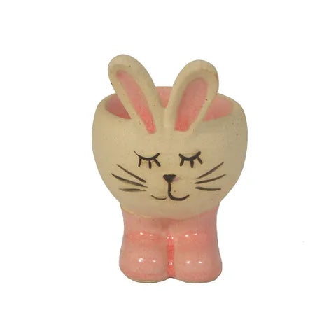 Bess Bunny Egg Cup 6 x 8 - Pink