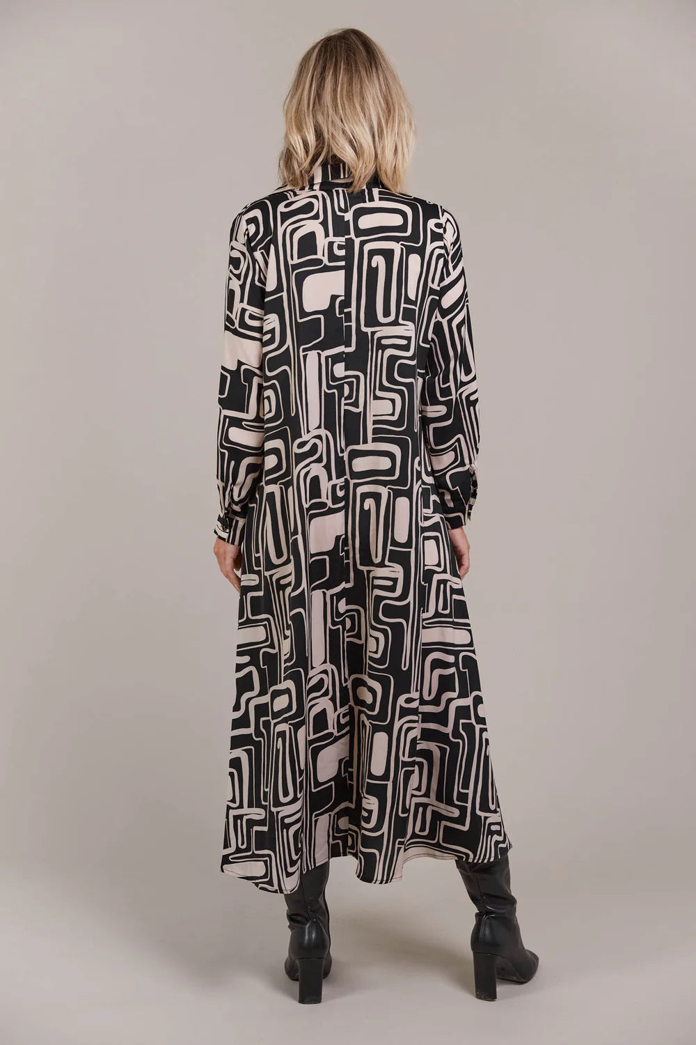 Elsie Shirt Dress - Geo