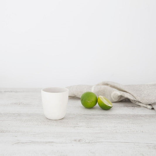 Flax Short Cup White