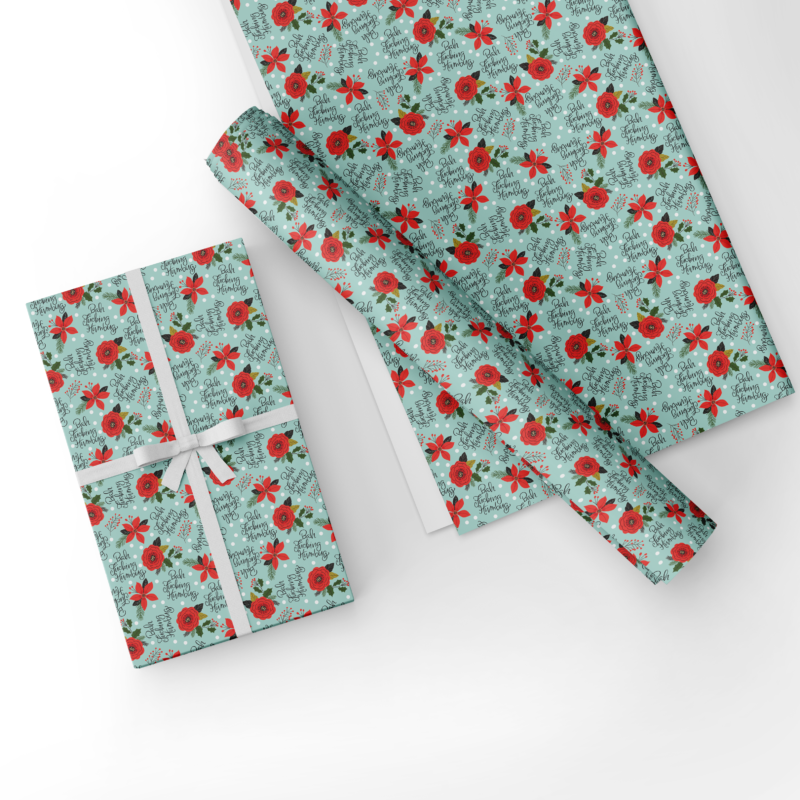 Bah Fucking Humbug Wrapping Paper