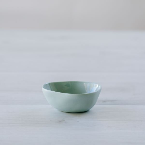 Flax Pinch Pot 8 cm Duck Egg