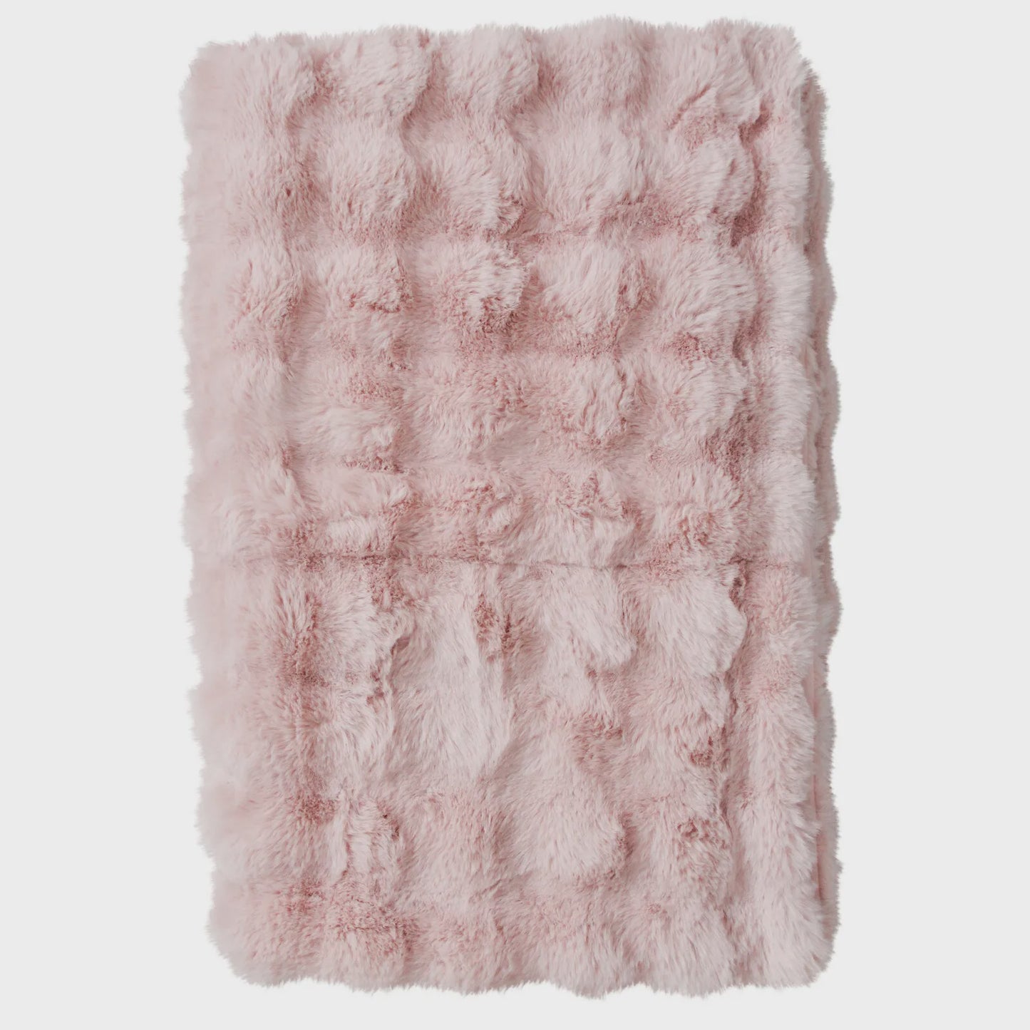 Lux Faux Fur Blanket 150x200cm Pink