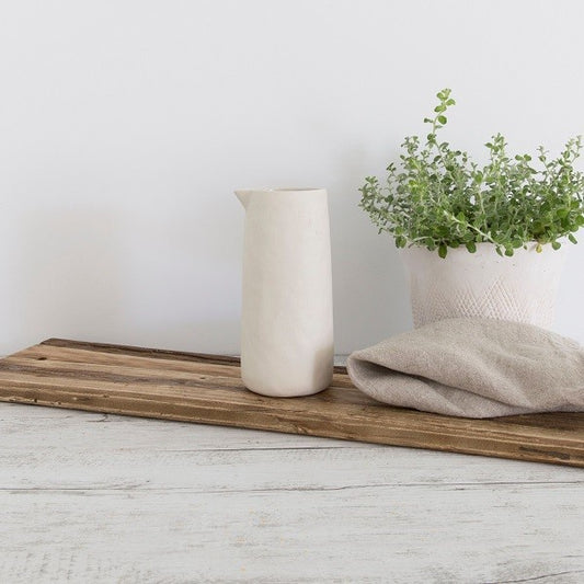 Flax Jug No Handle 19 cm White