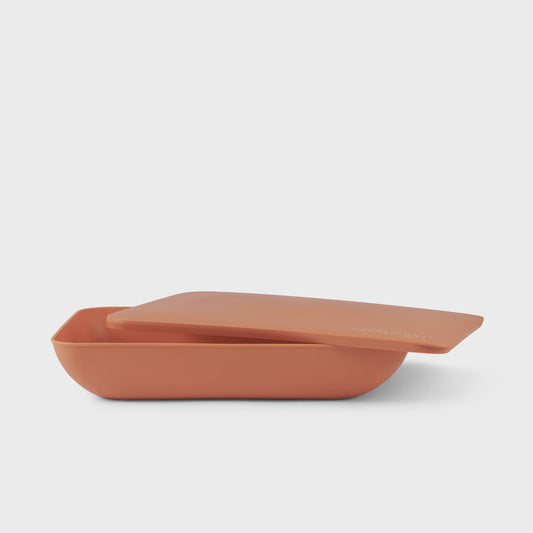Serving platter with a lid — the rectangle - Papaya