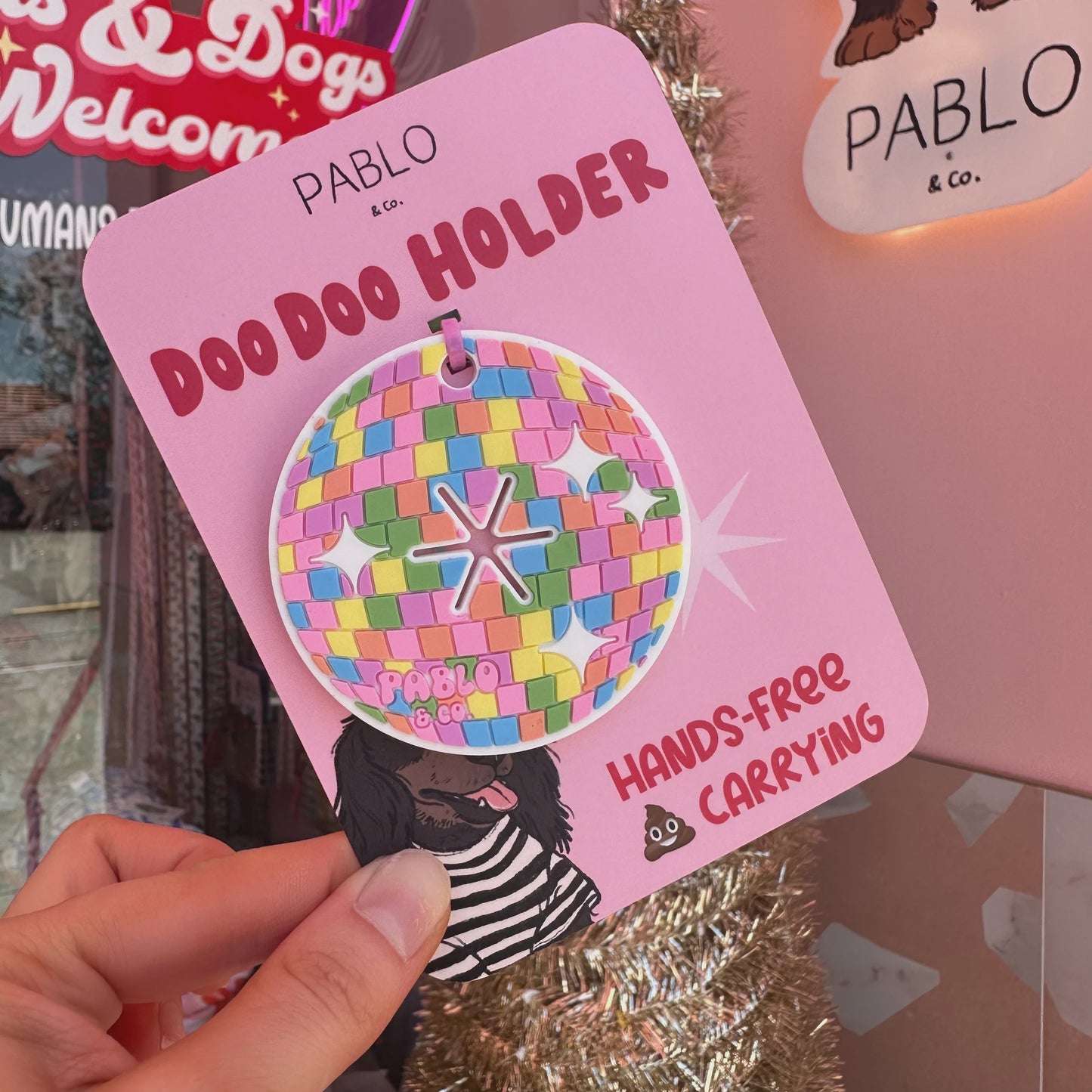 Disco Ball Doo Doo Holder