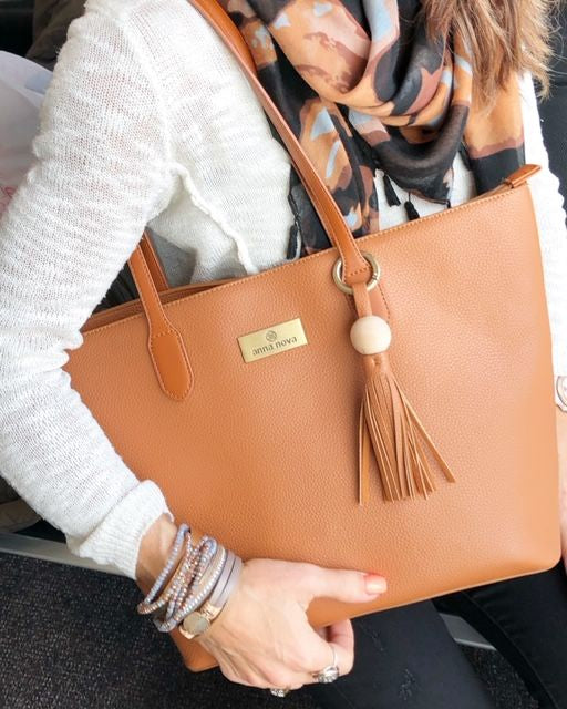 Tropicana Tote Bag Brown
