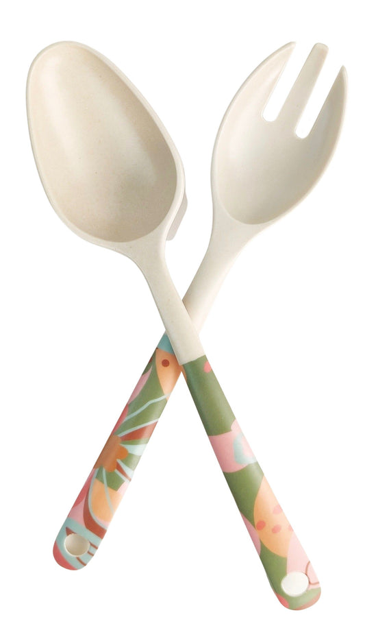 Franki Floral Salad Servers