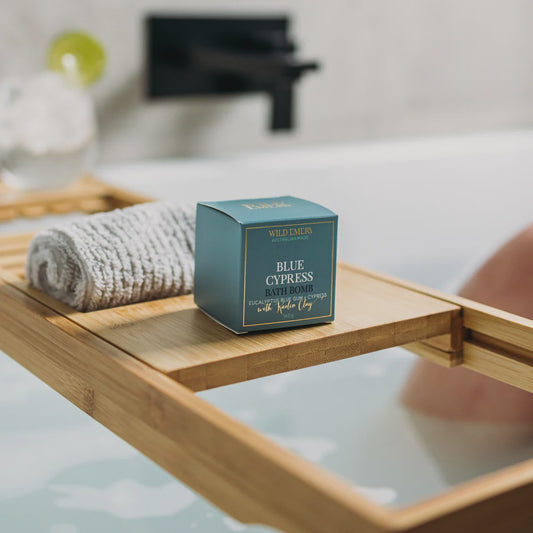 Blue Cypress Cube Bath Bomb