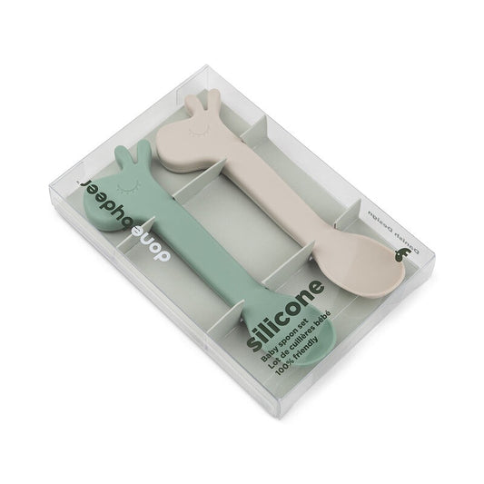 Silicone Spoon 2-pack Lalee Green