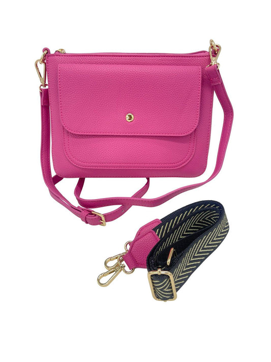Wisteria Satchel Hot Pink
