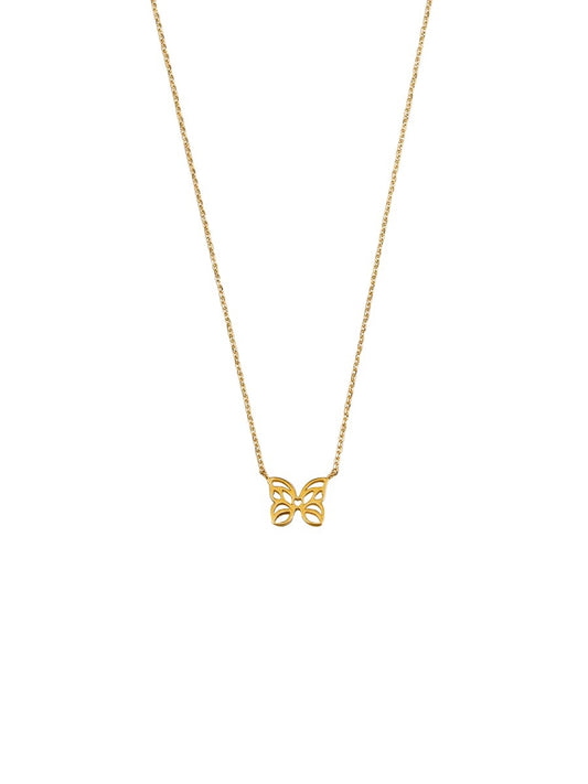 Gold Butterfly Necklace