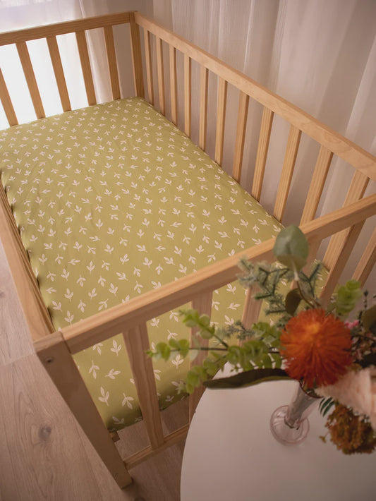 Fitted Cot Sheet - Fern