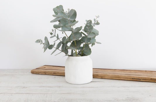 Flax Kitchen Vase 12 cm White