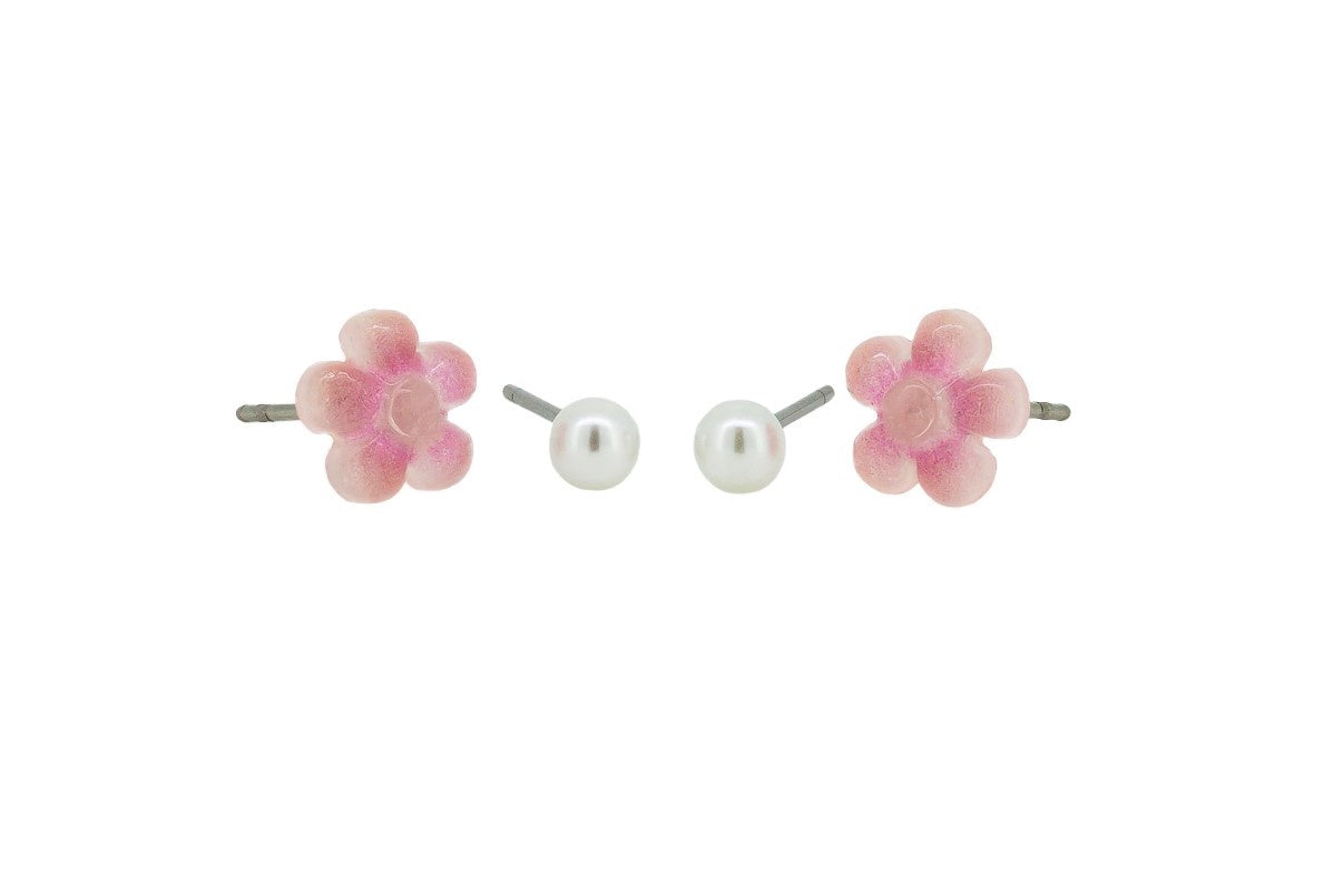Pink Pixie Earring Set