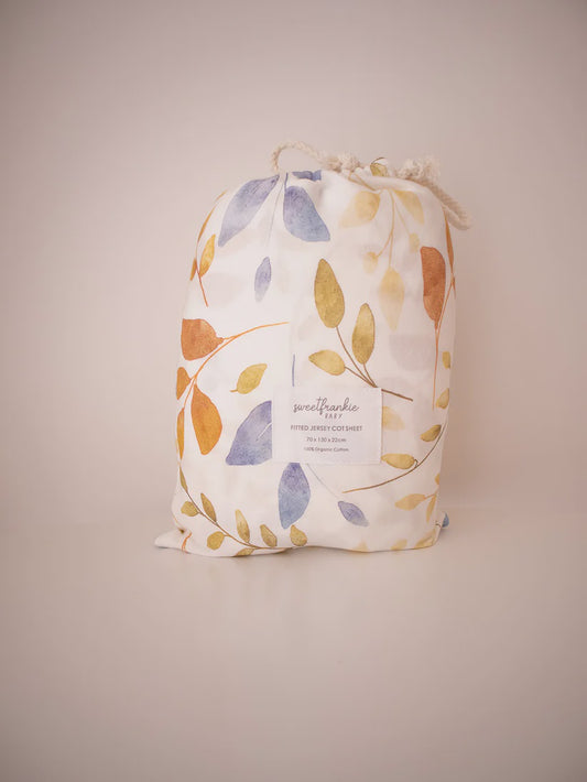 Fitted Cot Sheet - Avery