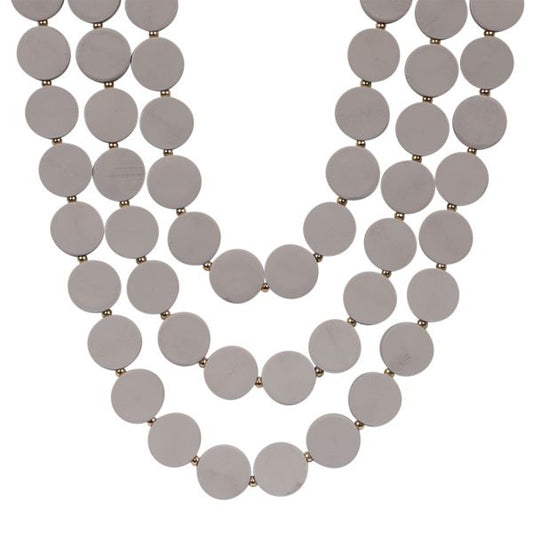 Brighton Necklace Grey