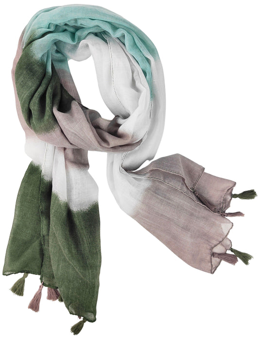 Ella Scarf Grey Blue