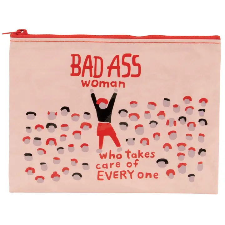 Zipper Pouch - Bad Ass Woman
