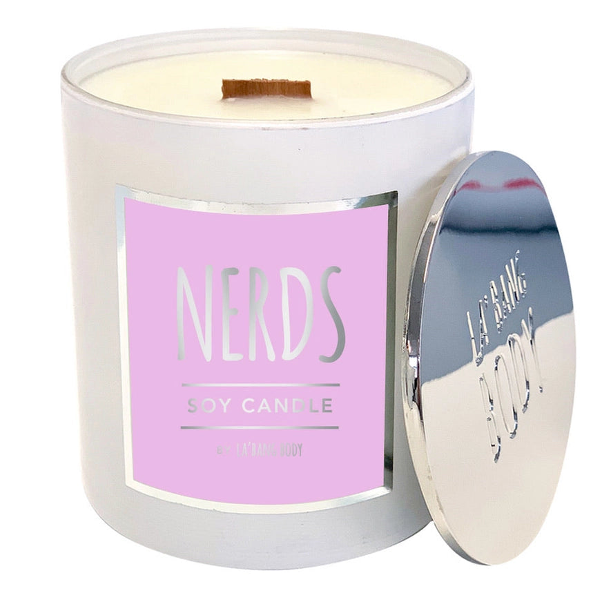 Wooden Wick Candle - Nerds