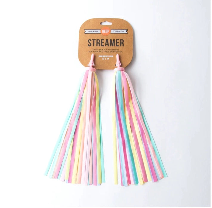 Pastel Pink Bike & Scooter Streamers