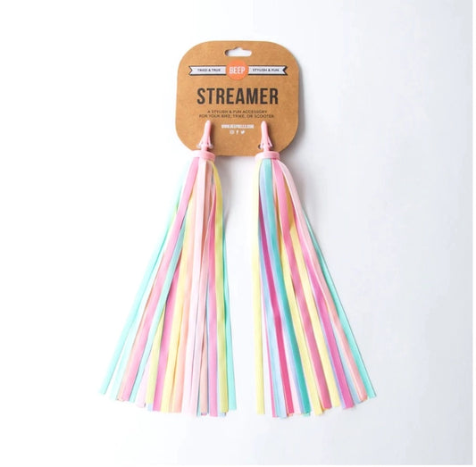 Pastel Pink Bike & Scooter Streamers