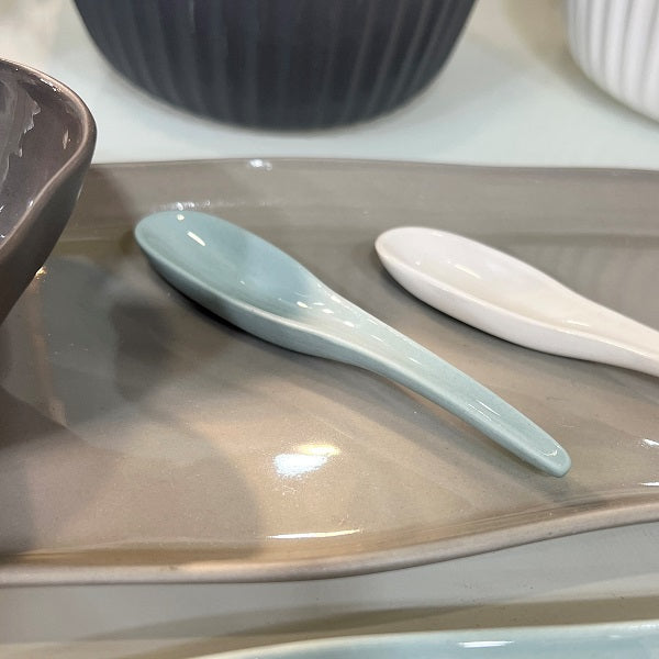Flax Serve Spoon White