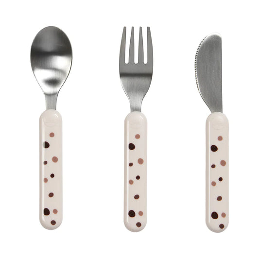 Cutlery set Dreamy dots Powder