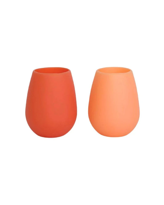 Fegg Silicone Unbreakable Glasses Terra & Peach