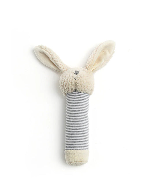 Bella Bunny Rattle Neutral Grey