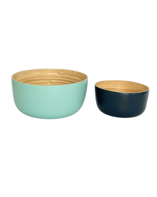 Bebb Biodegradable Bamboo Bowls Mist & Ink