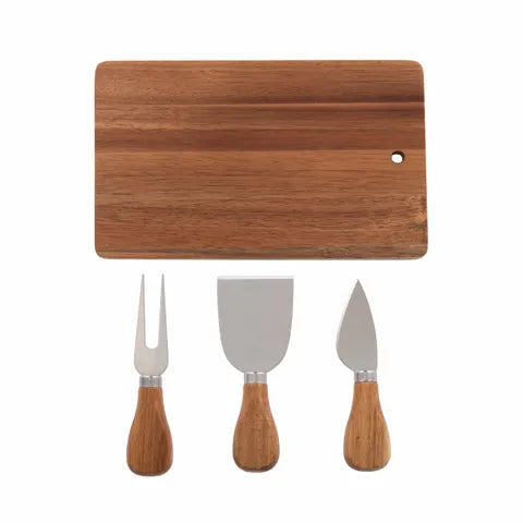 Acacia Cheese Board Gift Set