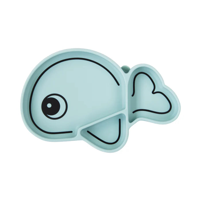 Silicone Stick&Stay plate Wally Blue