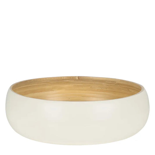 Blana Bamboo Bowl Large White
