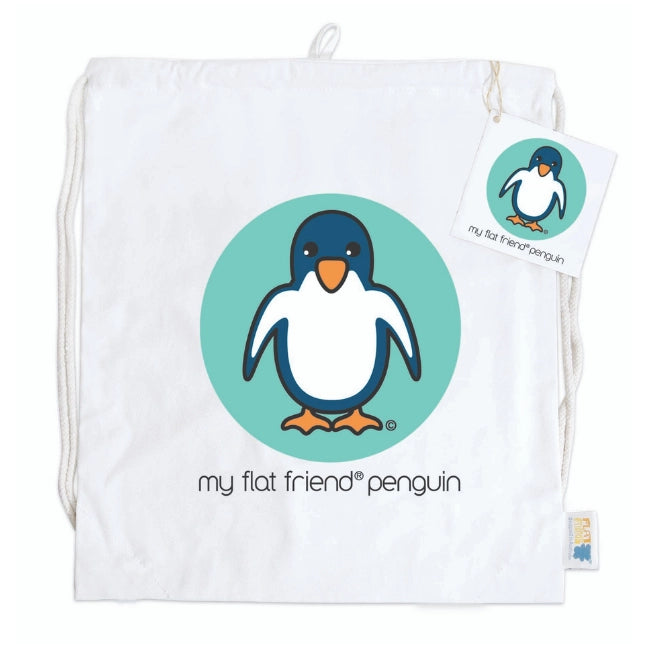 Fairy Penguin Draw String Cotton Bag