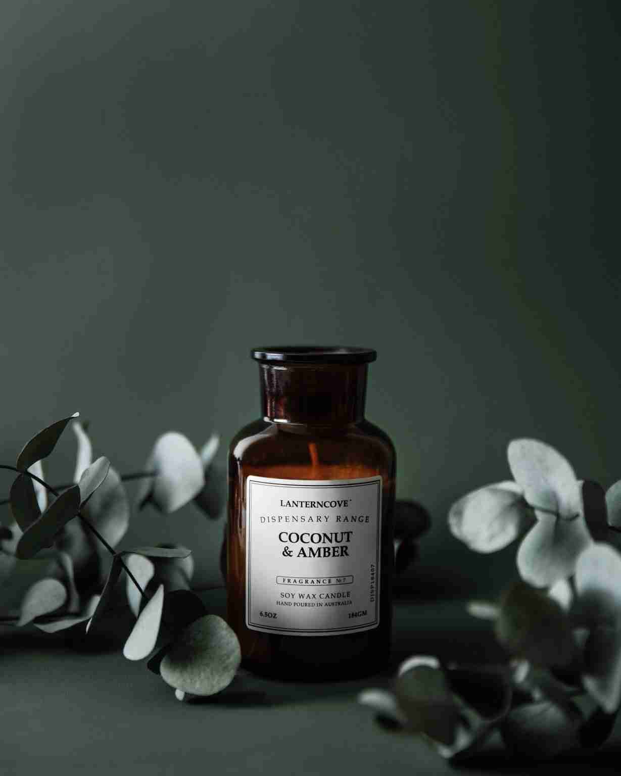 Dispensary – 6.5 oz Soy Wax Candle – Coconut + Amber