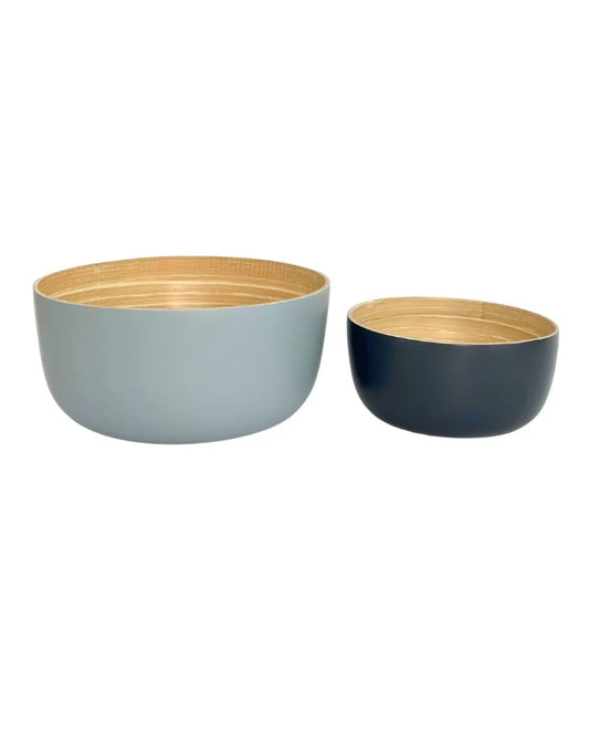 Bebb Biodegradable Bamboo Bowls Smoke & Storm