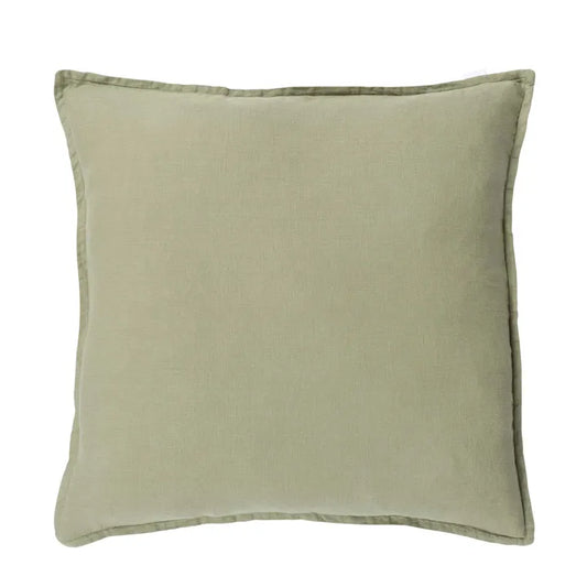 Manon Linen Cushion Green 60 x 40 cm