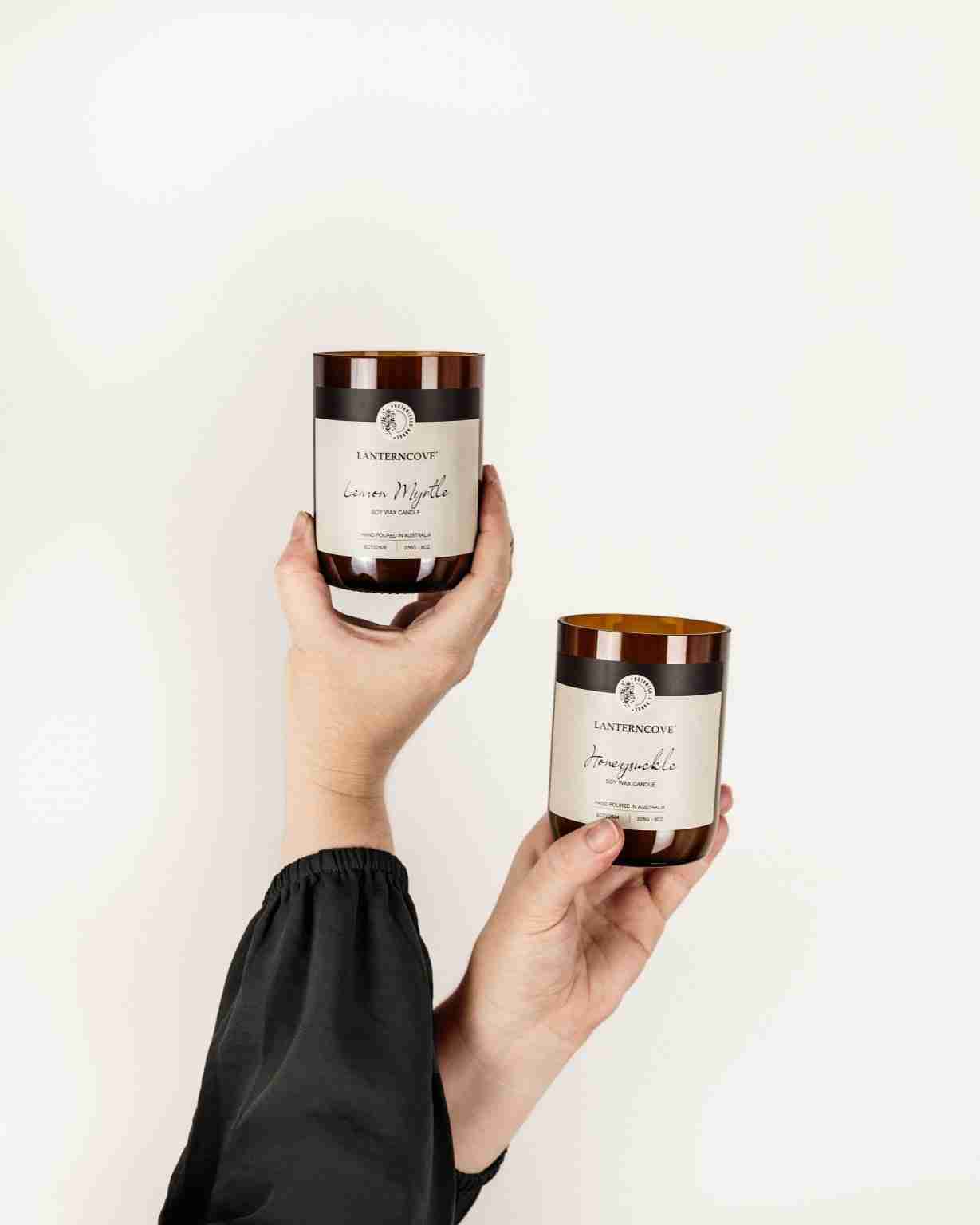 Jade – 9 oz Soy Wax Candle – Lemon Myrtle